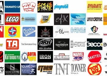 Algumas marcas de Action figures no mercado