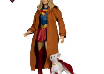 Action figure Supergirl & Krypto (Edição de Luxo Gold Label)