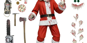 NECA anuncia figura de ação de luxo de Art the Clown com traje natalino de ‘Terrifier 3’