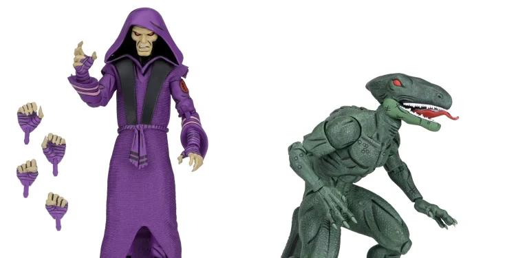 NECA anuncia pack com Daimyo Orkai e Raptor baseados em HQ clássica das Tartarugas Ninja