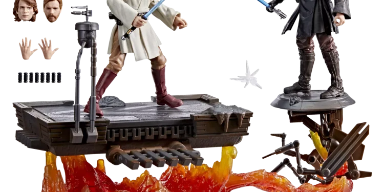 STAR WARS The Black Series Anakin Skywalker e Obi-Wan Kenobi