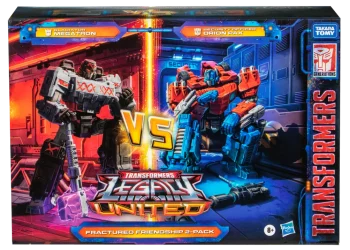 Transformers Legacy United Voyager Class Fractured Friendship – Pacote com 2 figuras