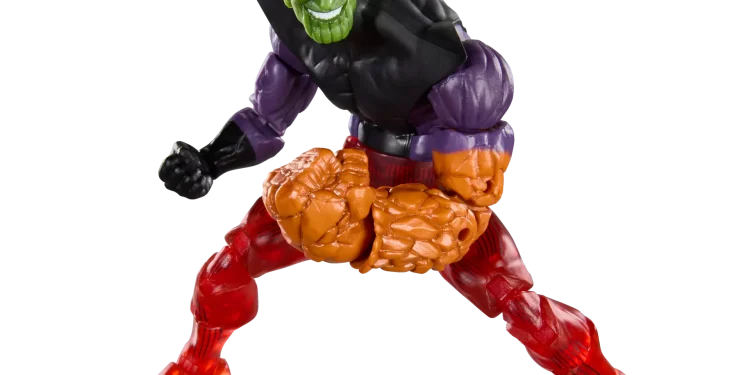 Super-Skrull, vilão do Quarteto Fantástico da série Marvel Legends.