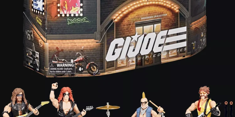 GI Joe Classified Series #163, Dreadnoks Cold Slither: Conjunto de Figuras de Ação Comemorativas da Turnê Band of Vipers