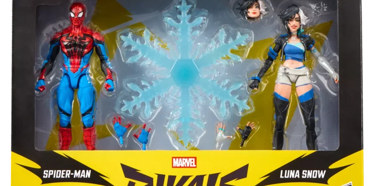 Série Marvel Legends Marvel Rivais Homem-Aranha e Luna Snow