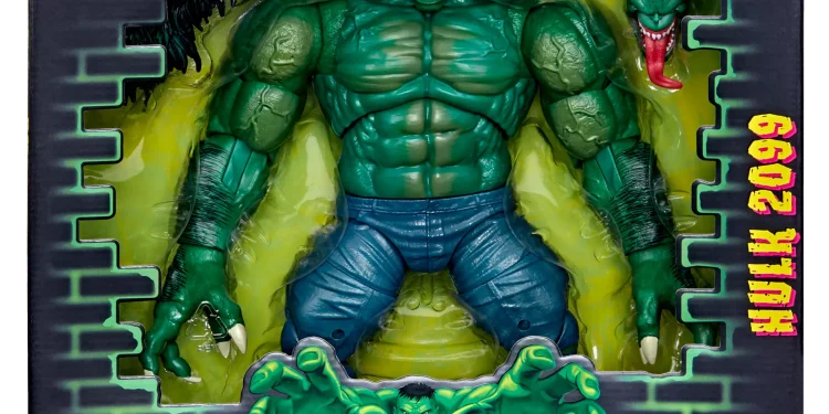 Hasbro anuncia figura de ação do Hulk 2099 na linha Marvel Legends
