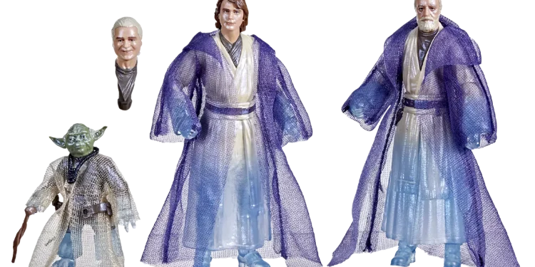 Star Wars The Vintage Collection Jedi Spirits – Pacote com 3 figuras