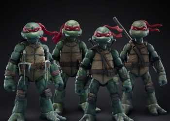 Mezco Toyz anuncia pack deluxe das Tartarugas Ninja na linha One:12 Collective com visual clássico da Mirage Comics