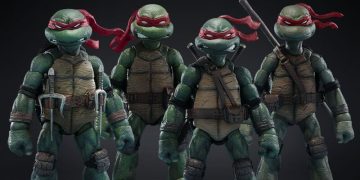 Mezco Toyz anuncia pack deluxe das Tartarugas Ninja na linha One:12 Collective com visual clássico da Mirage Comics