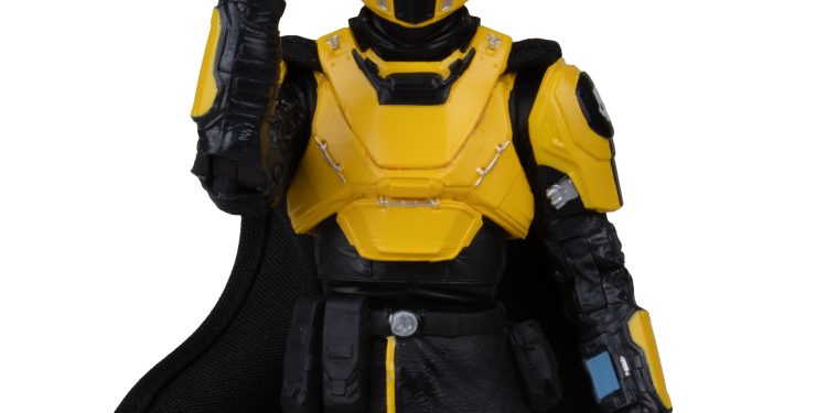 Pela Democracia Gerida! McFarlane Toys revela figura do Helldiver T4-40 Gold Eagle