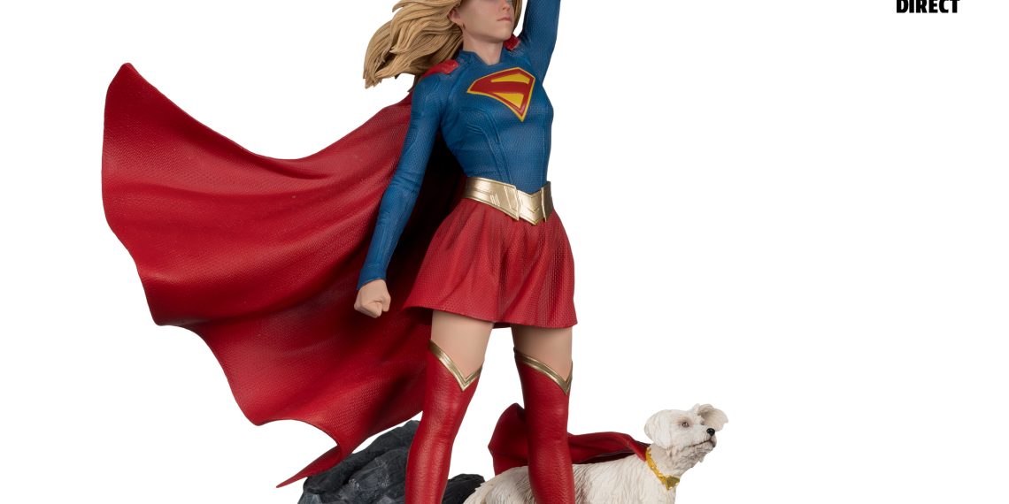 “Verdade, Justiça, Tanto Faz”: DC Direct revela estátua de luxo da Supergirl do novo filme da DC Studios
