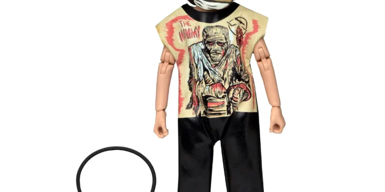 Nostalgia de Halloween: NECA anuncia figura da Múmia ‘Ben Cooper’ exclusiva da Comic-Con 2026