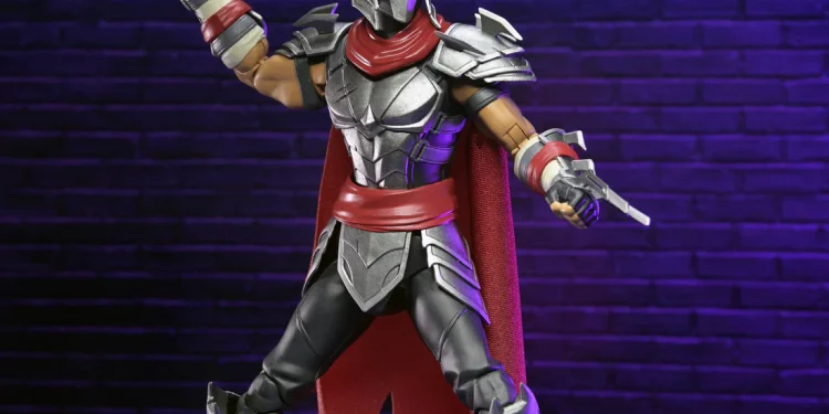 O crossover mais aguardado: NECA revela figura de ação do Destruidor (Fortnite x TMNT)