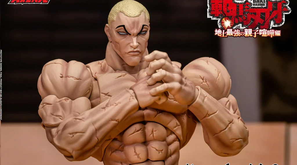 O bruto chega à arena: Storm Arena anuncia figura de Jack Hammer (Baki Hanma)
