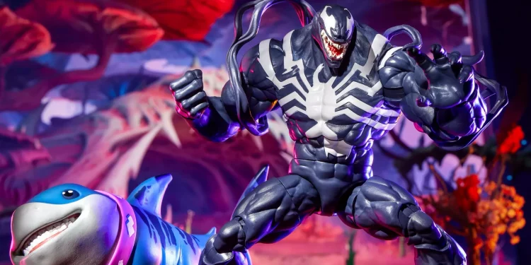 O caos encontra a fofura: Hasbro revela pack de Venom e Jeff, o Tubarão Terrestre, para ‘Marvel Rivals’