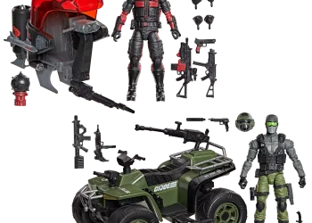 Hasbro anuncia G.I. Joe Classified Series #218: Um “Versus Pack” massivo com Snake Eyes e Stealth Viper com veículos