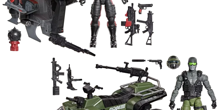 Hasbro anuncia G.I. Joe Classified Series #218: Um “Versus Pack” massivo com Snake Eyes e Stealth Viper com veículos