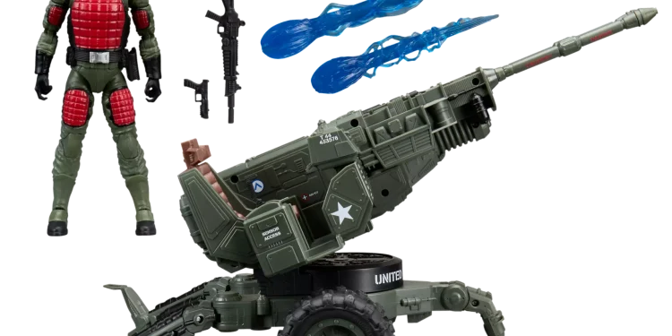 Hasbro anuncia G.I. Joe Classified Series #213 com James “Grand Slam” Barney e o clássico canhão laser HAL