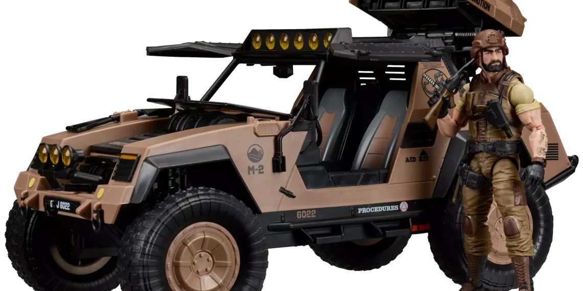 Hasbro anuncia G.I. Joe Classified Series #222 com o icônico veículo VAMP Mark II e piloto Clutch