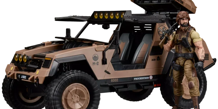 Hasbro anuncia G.I. Joe Classified Series #222 com o icônico veículo VAMP Mark II e piloto Clutch