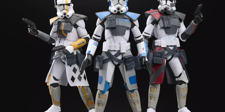 Reforço de elite em Kamino: Hasbro anuncia pacote triplo de ARC Troopers para a ‘Black Series’