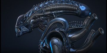 40 anos de terror: Hot Toys anuncia figura de luxo do Alien Warrior em escala 1/6