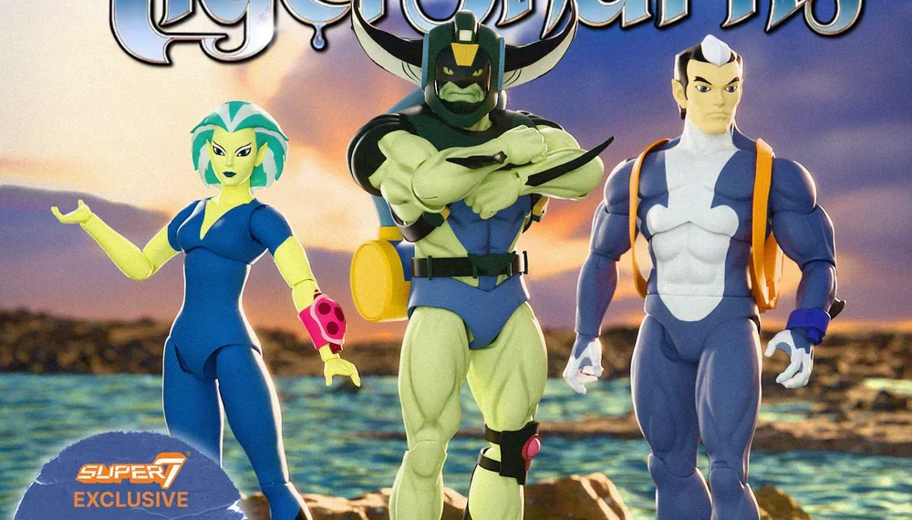 O retorno dos TigerSharks: Super7 traz Mako, Octavia e T-Ray para a linha ULTIMATES!