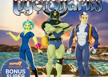 O retorno dos TigerSharks: Super7 traz Mako, Octavia e T-Ray para a linha ULTIMATES!