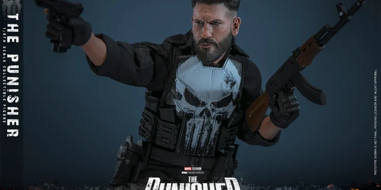 Hot Toys revela figura de luxo do Justiceiro (Escala 1/6) inspirada na icônica transformação de Frank Castle