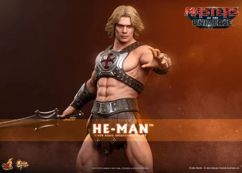 Hot Toys anuncia figura de luxo do He-Man com corpo em silicone e feições de Nicholas Galitzine