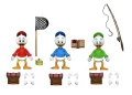 NECA completa trio de “DuckTales” com conjunto de Huguinho, Zezinho e Luisinho