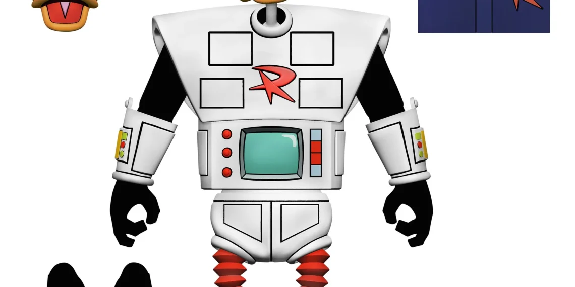 NECA adiciona o herói blindado Piteco / Gizmoduck à linha “DuckTales”