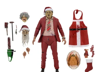 NECA anuncia figura de ação “Ultimate Santa Leatherface” (O Massacre da Serra Elétrica)