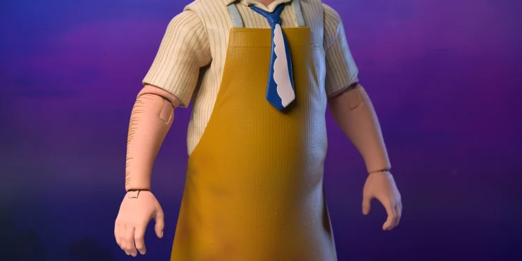 NECA anuncia figura de ação do Leatherface (Fortnitemares / Fortnite x O Massacre da Serra Elétrica)