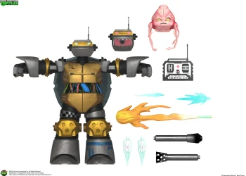NECA apresenta figura definitiva do Metalhead para a linha “Tartarugas Ninja” (2012)