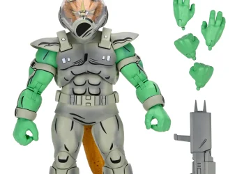 NECA expande linha Mirage Comics com figura do Shock Commando Triceraton