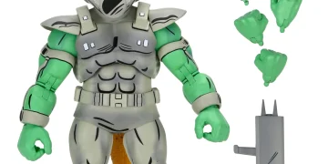 NECA expande linha Mirage Comics com figura do Shock Commando Triceraton