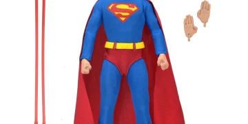 NECA anuncia figura de ação retrô do Superman (DC Comics) com roupas de tecido