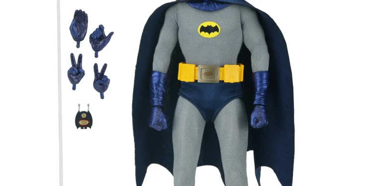NECA anuncia figura de ação retrô do Batman (Série de TV de 1966) com roupas de tecido