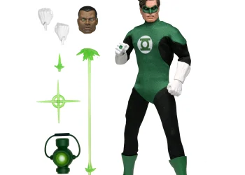 NECA anuncia figura de ação retrô do Lanterna Verde (DC Comics) com roupas de tecido