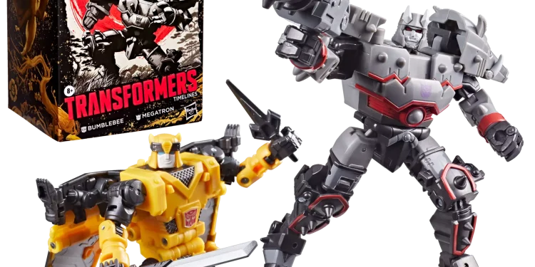 Hasbro anuncia pacote “Transformers Timelines” com Megatron e Bumblebee em versões samurais
