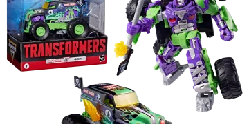 Hasbro/Takara Tomy anuncia colaboração “Transformers x Monster Jam: Grave Digger (Grim)”