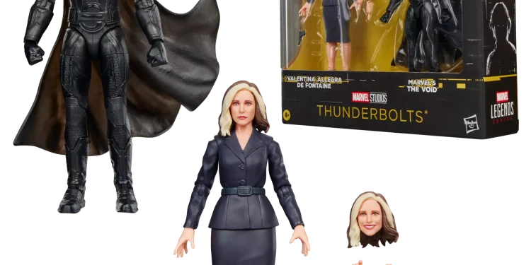 Hasbro anuncia pacote duplo Marvel Legends com Valentina Allegra de Fontaine e The Void para “Thunderbolts”