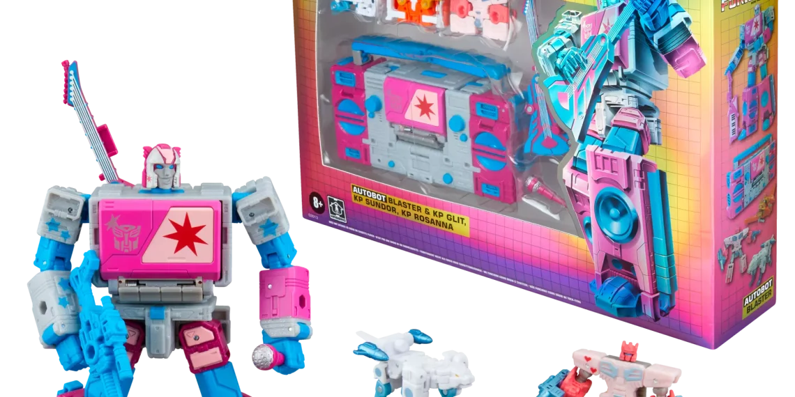 Hasbro anuncia crossover inédito “Transformers x Jem e as Hologramas: Autobot Blaster e Cassetes”
