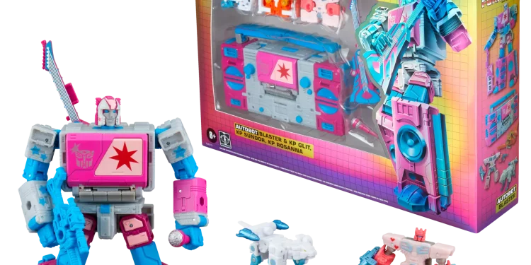 Hasbro anuncia crossover inédito “Transformers x Jem e as Hologramas: Autobot Blaster e Cassetes”