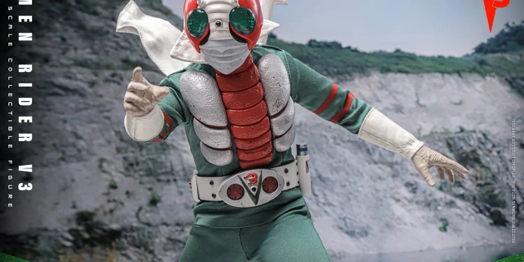 Hot Toys anuncia figura colecionável do “Kamen Rider V3” (Edição Especial) em escala 1/6