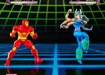 Confronto Tech vs. Magia: Marvel Legends Revela Pack Duplo Homem de Ferro vs. Espiral (Marvel Games)