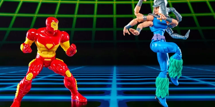 Confronto Tech vs. Magia: Marvel Legends Revela Pack Duplo Homem de Ferro vs. Espiral (Marvel Games)
